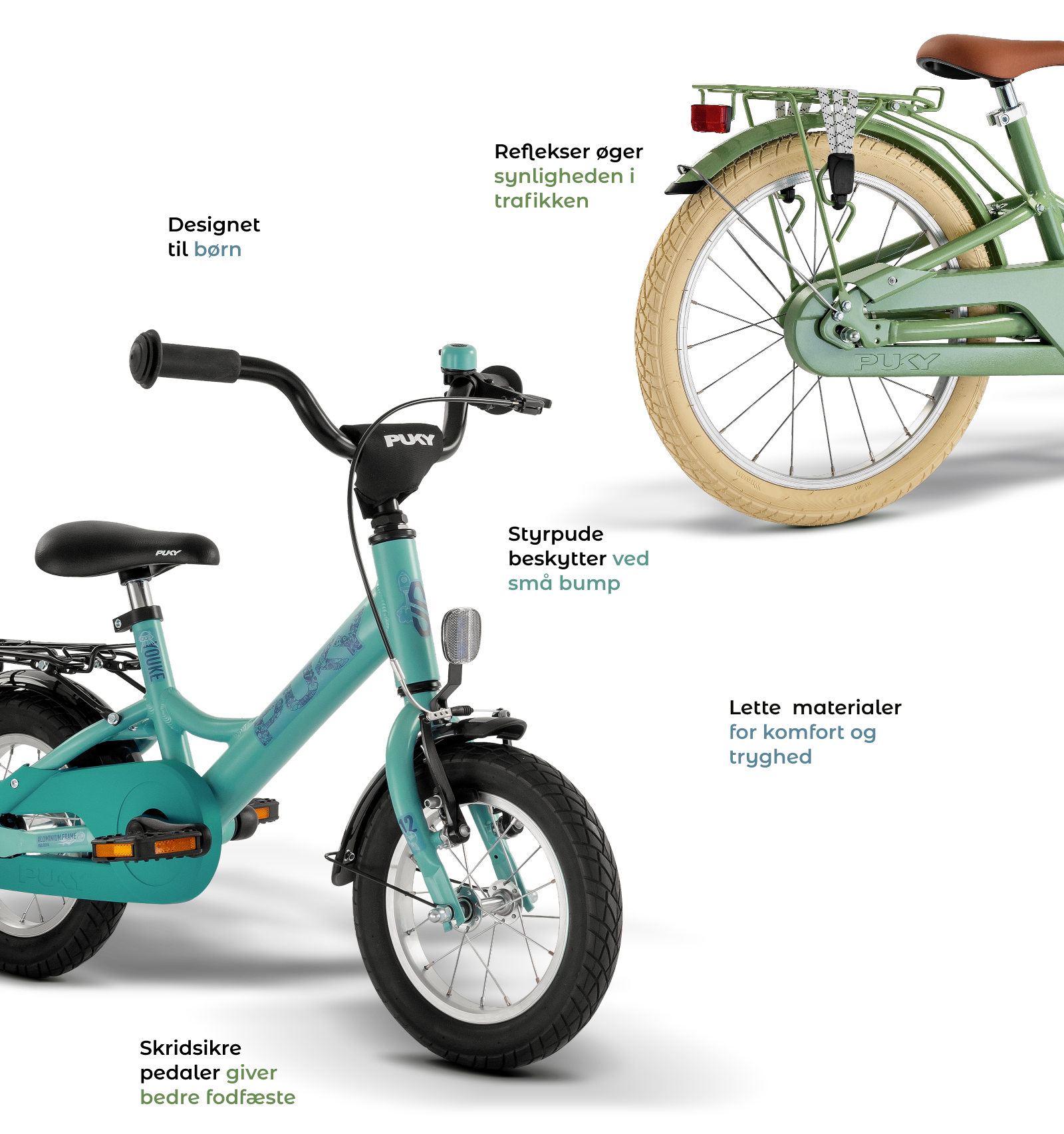PUKY cykel detaljer